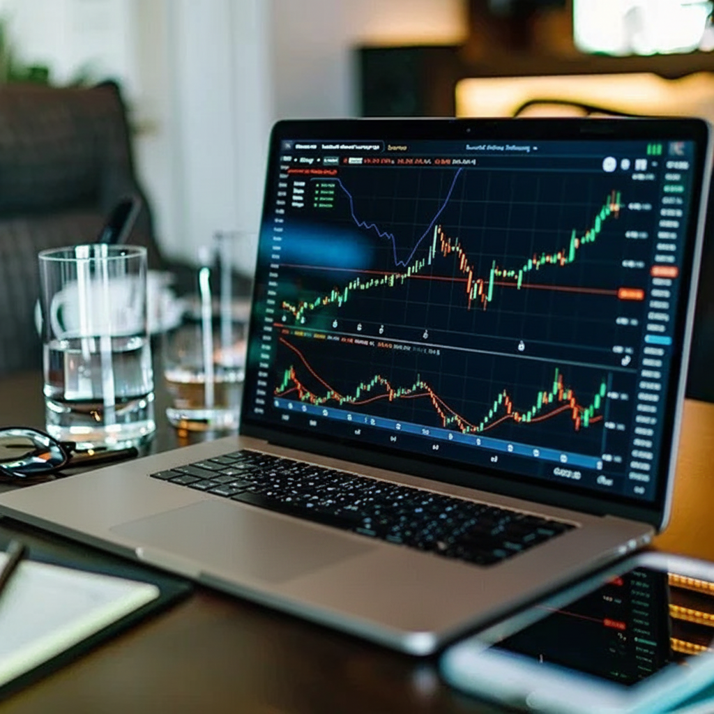 Stock market analysis screen showing dividend aristocrats performance