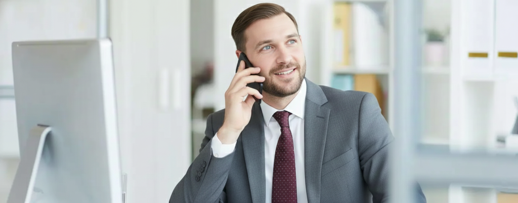 Successful ecommerce store owner managing online business operations