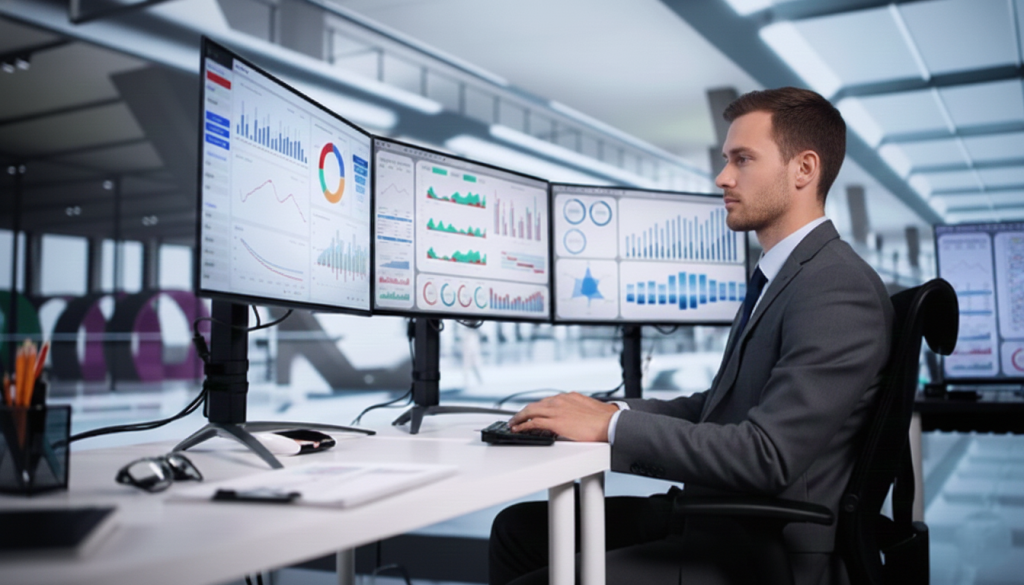 Various online business models displayed on multiple screens showing profit potential